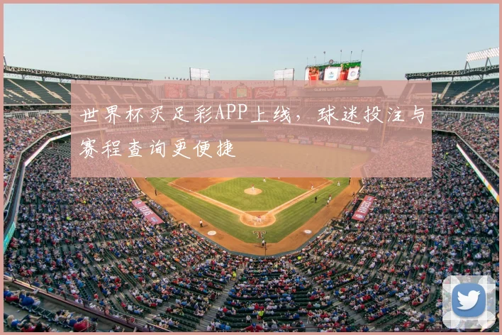 世界杯买足彩APP上线，球迷投注与赛程查询更便捷